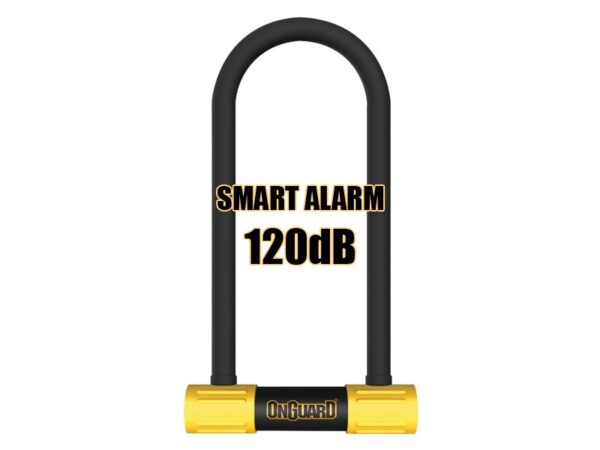 Zapięcie rowerowe ONGUARD Smart Alarm 8268 U-LOCK - 16mm 100mm 258mm - 5 x Klucze z kodem. Pozim bezpieczeństwa 80/100