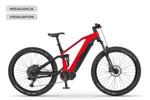 Rower elektryczny MTB Ecobike RX 500 MAX Red
