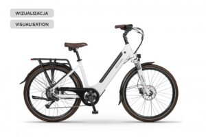 Rower elektryczny Ecobike X-City Coffee White koła 26"