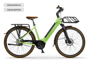 Rower elektryczny Ecobike LX 100 Automatic Green
